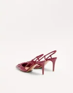 Valentino VLogo Signature Patent Leather Slingback Pump 80Mm - Image 4